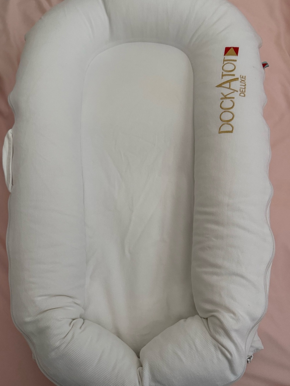 DockATot Deluxe Infant Lounger in White